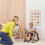 Chaise berçante en bois courbé ECR4Kids