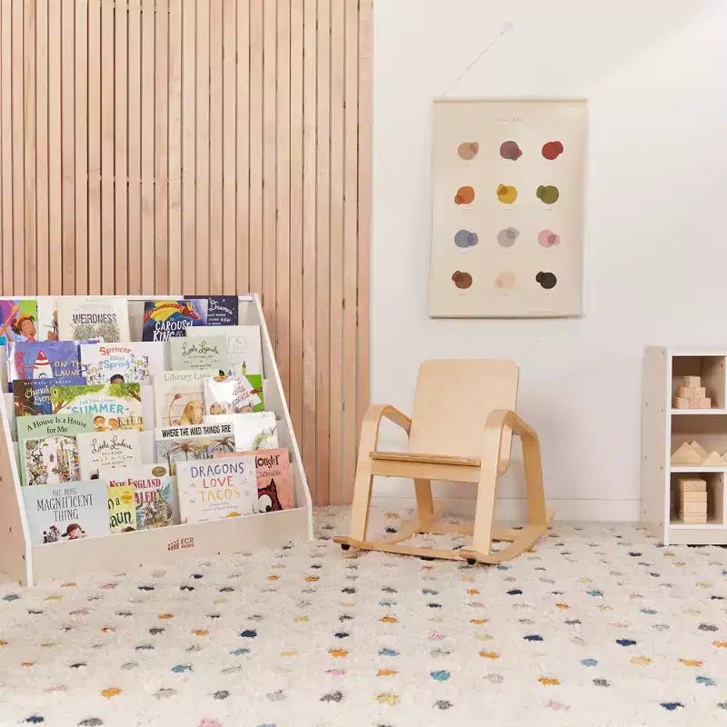 Chaise berçante en bois courbé ECR4Kids