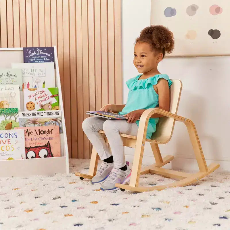 Chaise berçante en bois courbé ECR4Kids