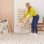 Chaise berçante en bois courbé ECR4Kids