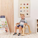 Chaise berçante en bois courbé ECR4Kids