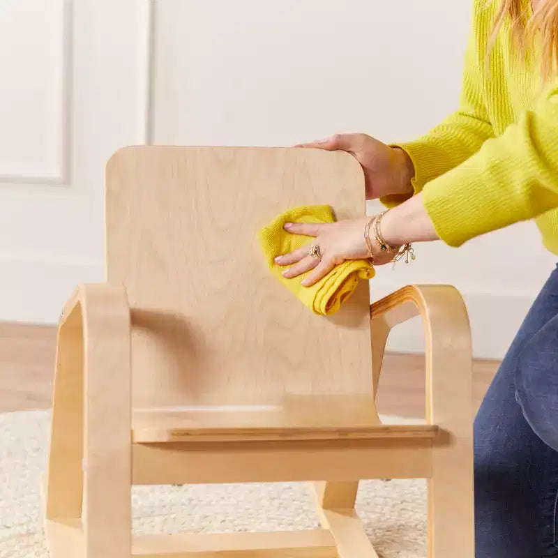 Chaise berçante en bois courbé ECR4Kids