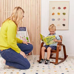 Chaise berçante en bois courbé ECR4Kids