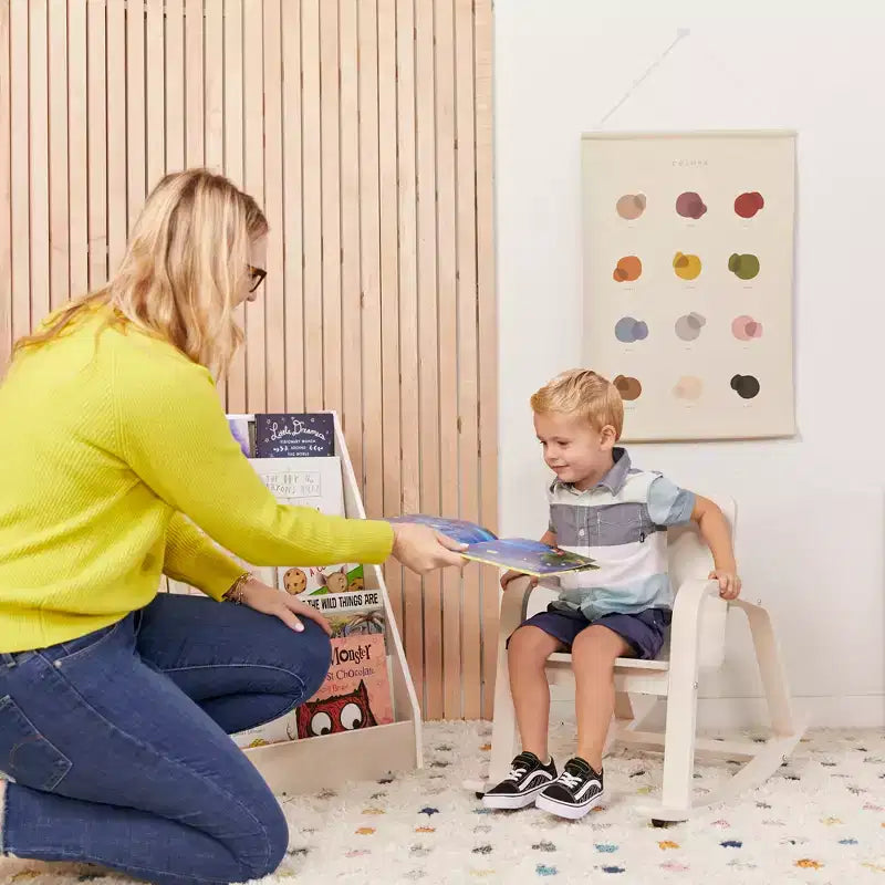 Chaise berçante en bois courbé ECR4Kids