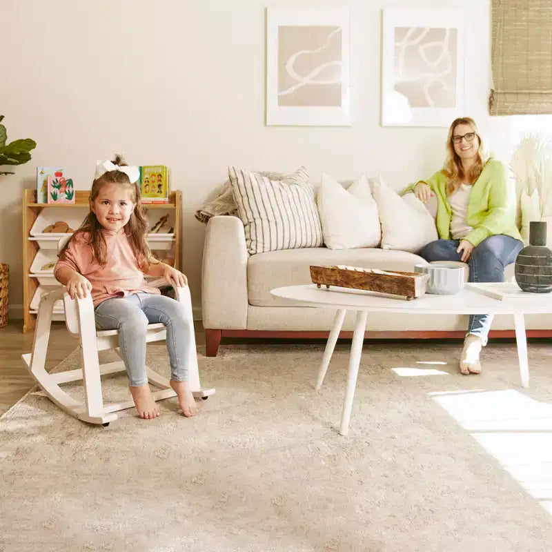 Chaise berçante en bois courbé ECR4Kids