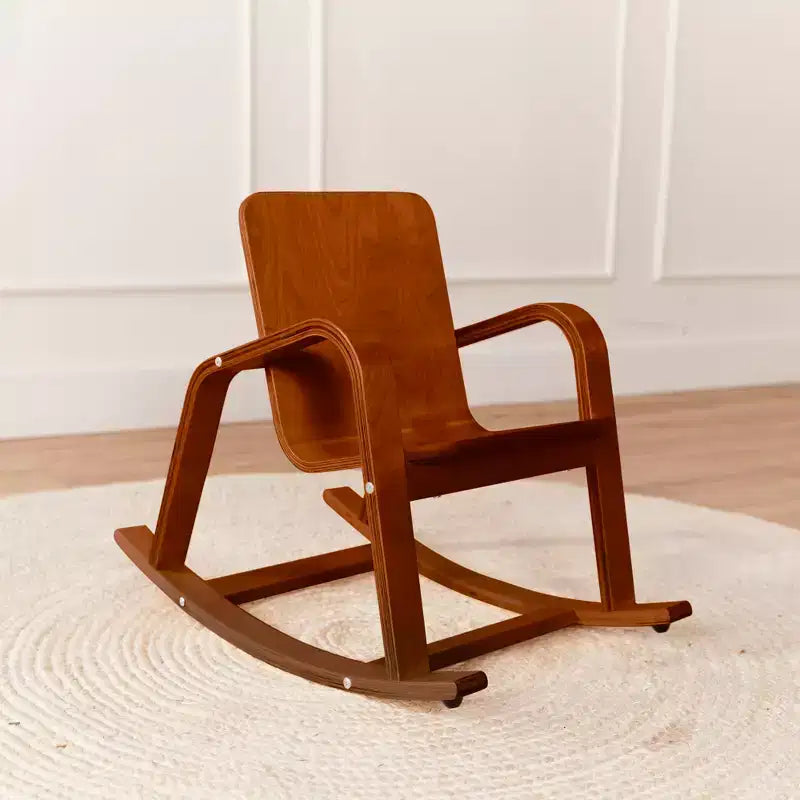 Chaise berçante en bois courbé ECR4Kids