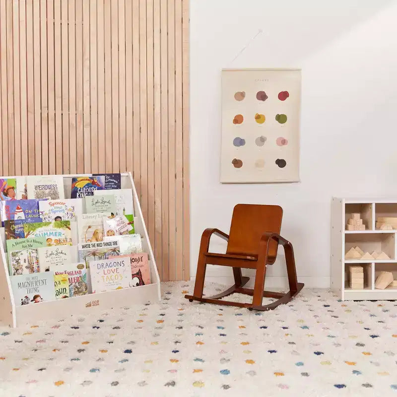 Chaise berçante en bois courbé ECR4Kids