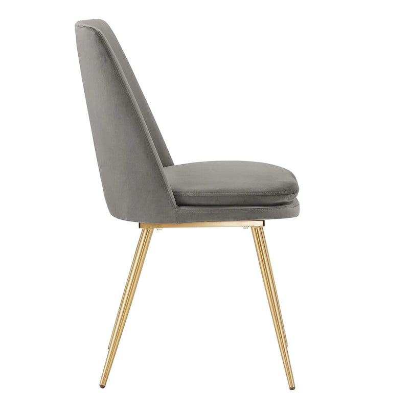 Table à manger ronde en faux marbre de 43 po de largeur