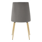Table à manger ronde en faux marbre de 43 po de largeur