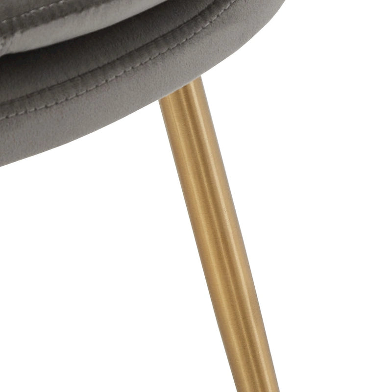 Table à manger ronde en faux marbre de 43 po de largeur