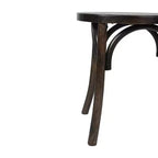 Chaise de salle à manger Merrick Lane en bois massif style Thonet, empilable, avec finition élégante