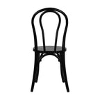 Chaise de salle à manger Merrick Lane en bois massif style Thonet, empilable, avec finition élégante