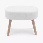 WestinTrends Pouf Repose-pied carré capitonné de 21 po de large