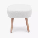 WestinTrends Pouf Repose-pied carré capitonné de 21 po de large