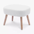 WestinTrends Pouf Repose-pied carré capitonné de 21 po de large
