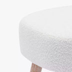 WestinTrends Pouf Repose-pied carré capitonné de 21 po de large