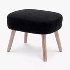 WestinTrends Pouf Repose-pied carré capitonné de 21 po de large