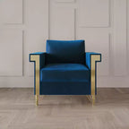 Chaise en velours ChaletPosh