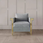 Chaise en velours ChaletPosh