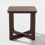 PexFix Table d'appoint carrée en bois de 24 po de larg. avec coins arrondis