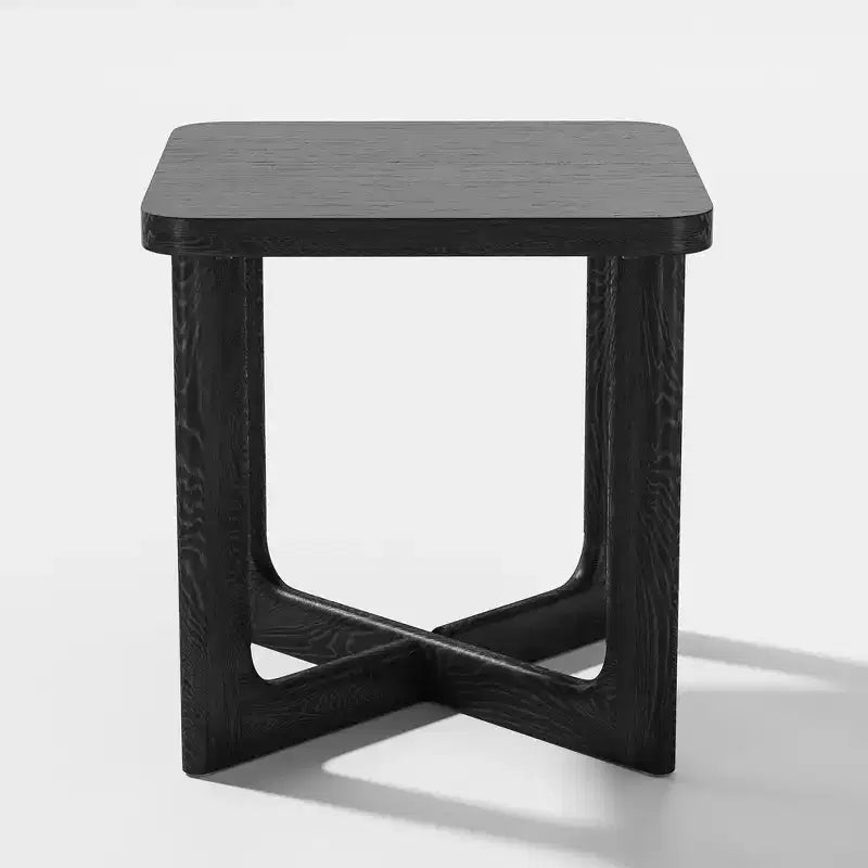 PexFix Table d'appoint carrée en bois de 24 po de larg. avec coins arrondis