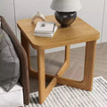 PexFix Table d'appoint carrée en bois de 24 po de larg. avec coins arrondis