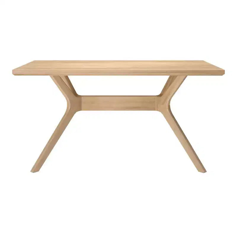 Table à manger rectangulaire Verso Plank+Beam, 60 po, en bois massif pour cuisine et salle à manger