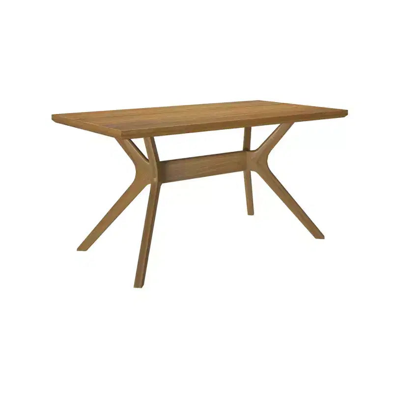 Table à manger rectangulaire Verso Plank+Beam, 60 po, en bois massif pour cuisine et salle à manger