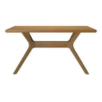 Table à manger rectangulaire Verso Plank+Beam, 60 po, en bois massif pour cuisine et salle à manger