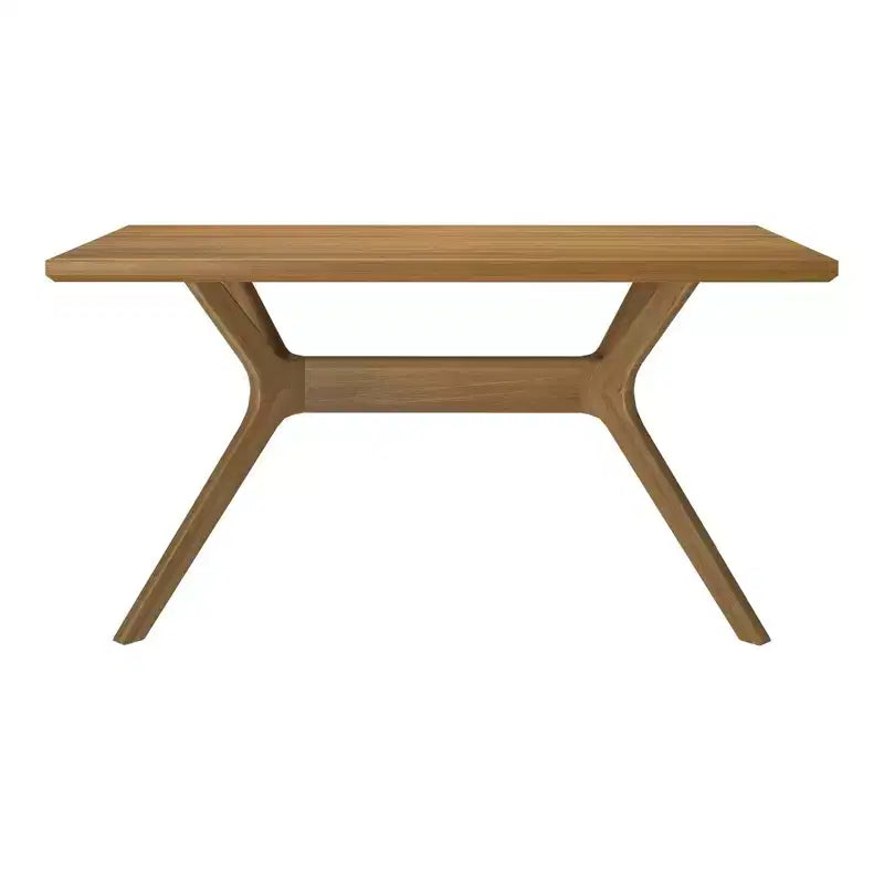 Table à manger rectangulaire Verso Plank+Beam, 60 po, en bois massif pour cuisine et salle à manger