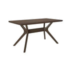 Table à manger rectangulaire Verso Plank+Beam, 60 po, en bois massif pour cuisine et salle à manger