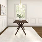 Table à manger rectangulaire Verso Plank+Beam, 60 po, en bois massif pour cuisine et salle à manger