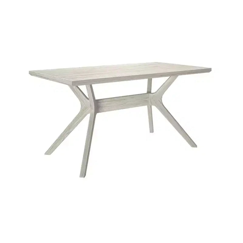 Table à manger rectangulaire Verso Plank+Beam, 60 po, en bois massif pour cuisine et salle à manger