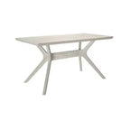 Table à manger rectangulaire Verso Plank+Beam, 60 po, en bois massif pour cuisine et salle à manger