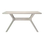 Table à manger rectangulaire Verso Plank+Beam, 60 po, en bois massif pour cuisine et salle à manger
