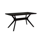 Table à manger rectangulaire Verso Plank+Beam, 60 po, en bois massif pour cuisine et salle à manger