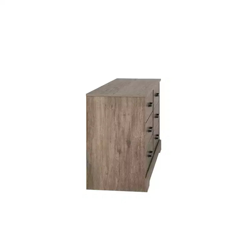 Commode de chambre à coucher Prepac Rustic Ridge Farmhouse à 6 tiroirs
