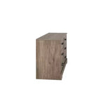 Commode de chambre à coucher Prepac Rustic Ridge Farmhouse à 6 tiroirs
