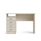 Tvilum, Warner Desk with 4 Drawers, Light Woodgrain