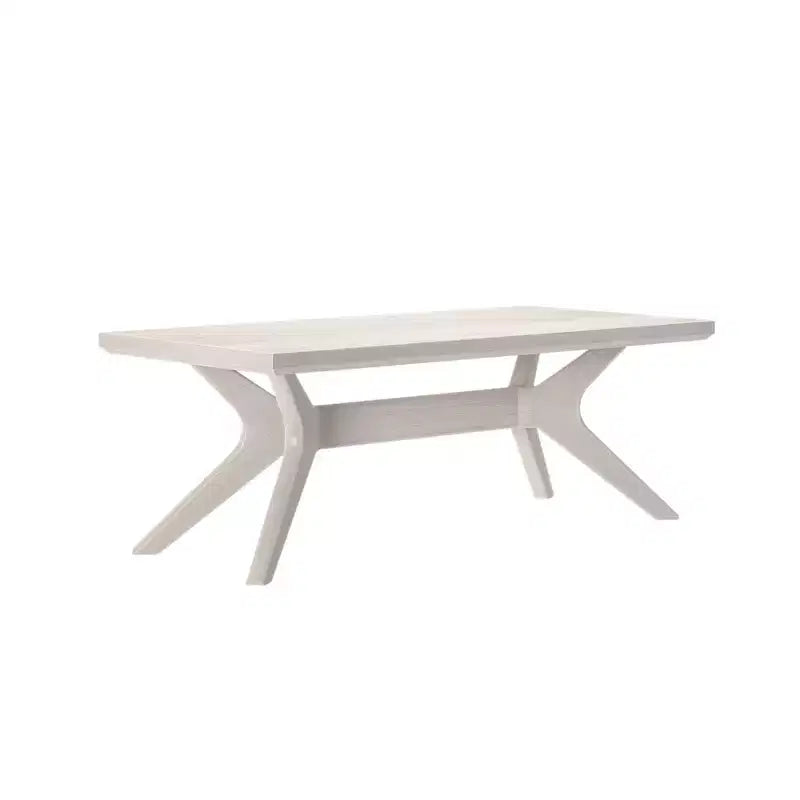 Table basse rectangulaire à pieds croisés en bois massif Plank+Beam, 48 po pour salon