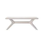 Table basse rectangulaire à pieds croisés en bois massif Plank+Beam, 48 po pour salon