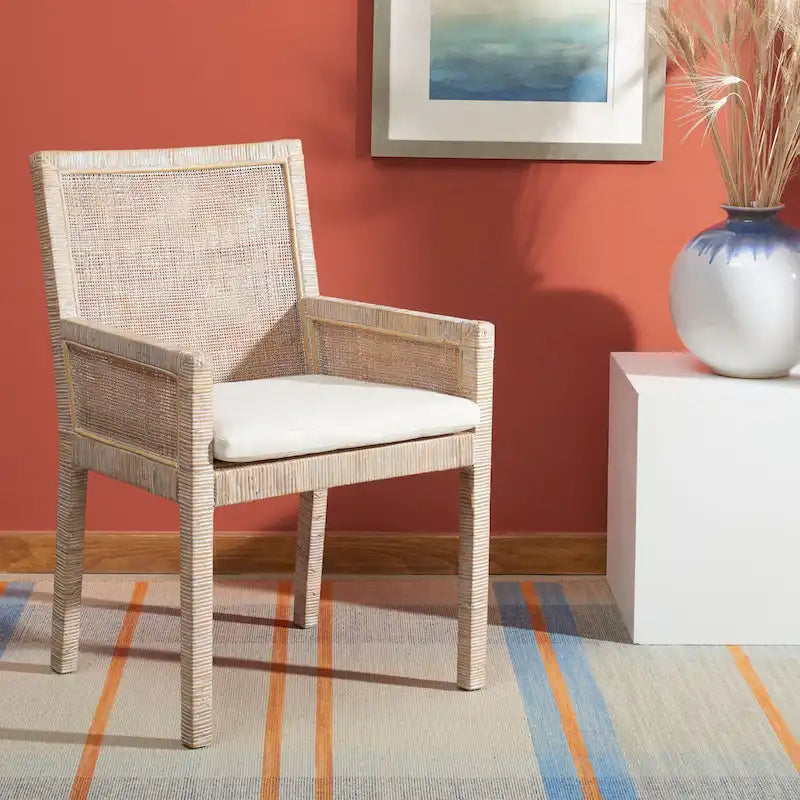 Fauteuil d'appoint côtier avec coussin - 22,8 L x 22,4 P x 34,6 H