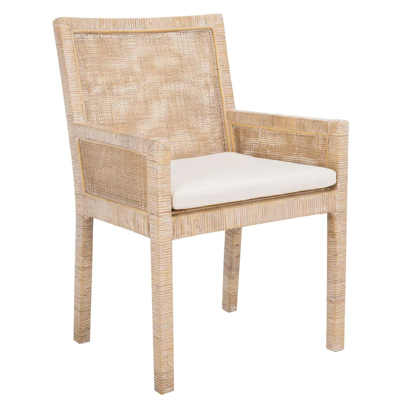 Fauteuil d'appoint côtier avec coussin - 22,8 L x 22,4 P x 34,6 H