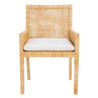 Fauteuil d'appoint côtier avec coussin - 22,8 L x 22,4 P x 34,6 H