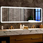 Miroir Mural LED Rectangulaire Beautypeak, Miroir sur Pied