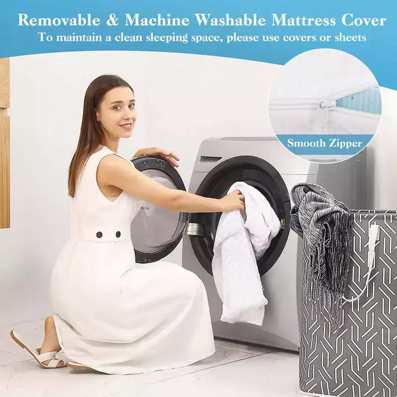 Surmatelas en mousse à mémoire de forme Costway 3 avec housse amovible et lavable (simple/double/grand/très grand)