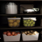 Meuble de rangement Famapy marron à 4 portes avec charnières réglables