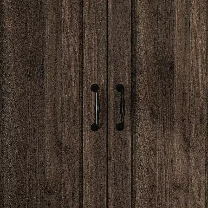 Meuble de rangement Famapy marron à 4 portes avec charnières réglables