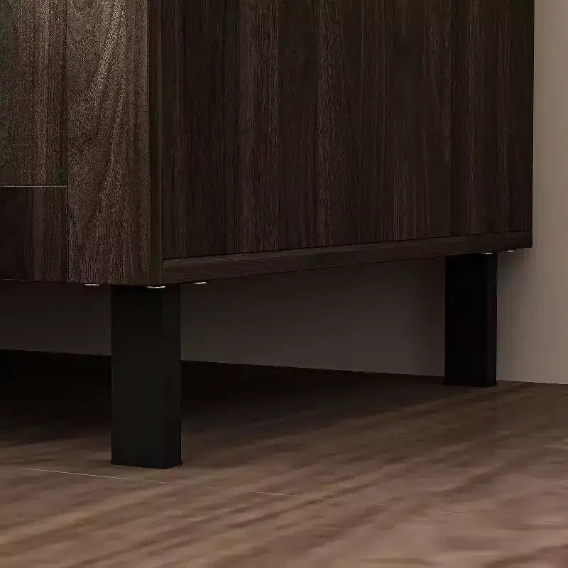 Meuble de rangement Famapy marron à 4 portes avec charnières réglables