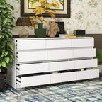 Commode Famapy moderne à 12 tiroirs, élégante.